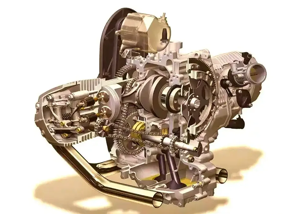 Sistema di trasmissione della potenza e cambio marcia per motociclette