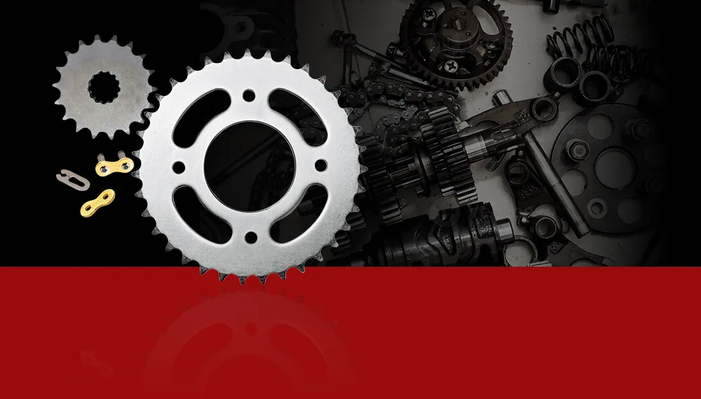 Parti della trasmissione del motociclo