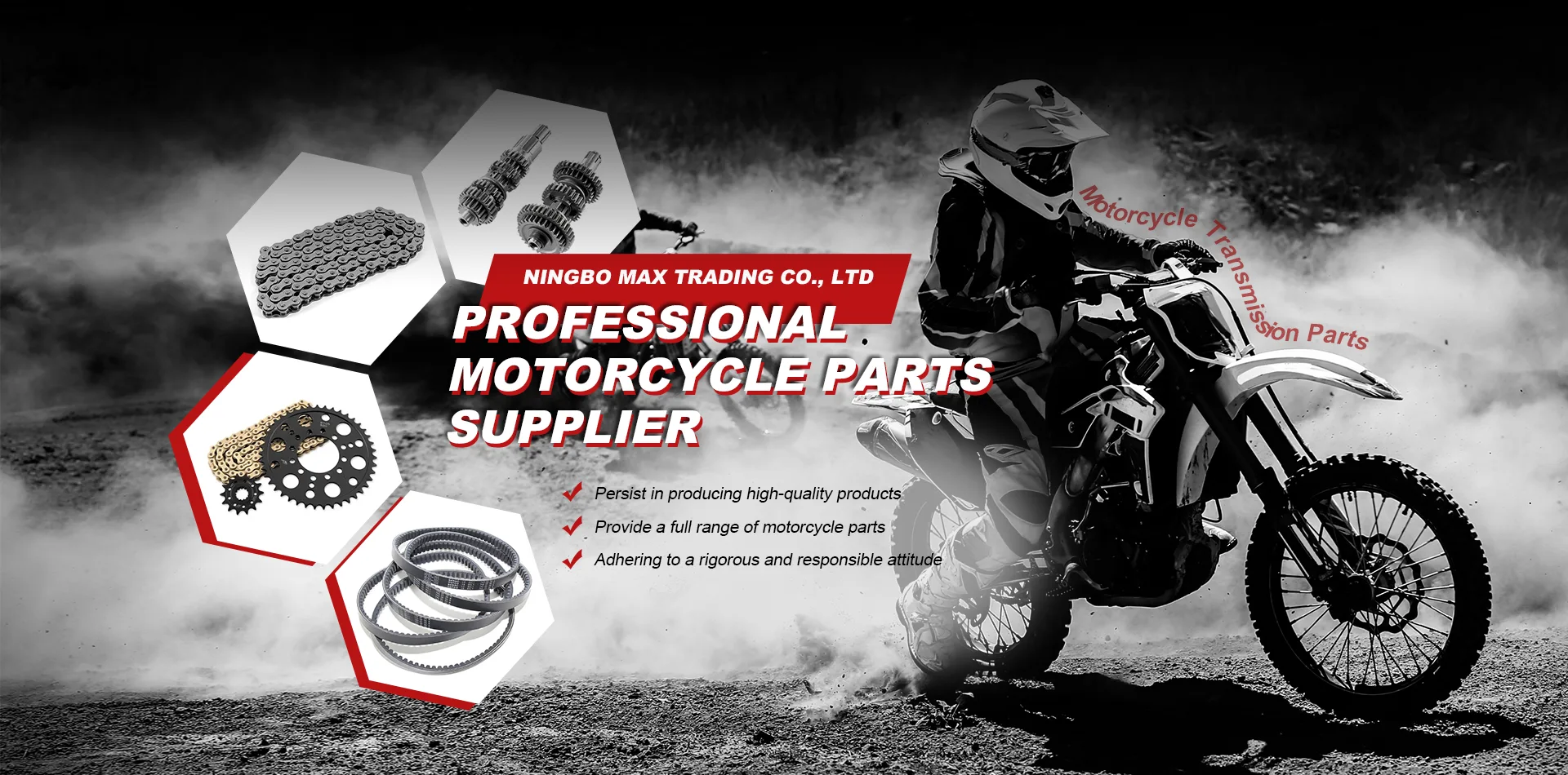 Fornitore di parti di trasmissione per motocicli durevoli